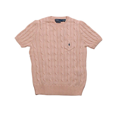 Maglia Donna a maniche corte a trecce Rosa