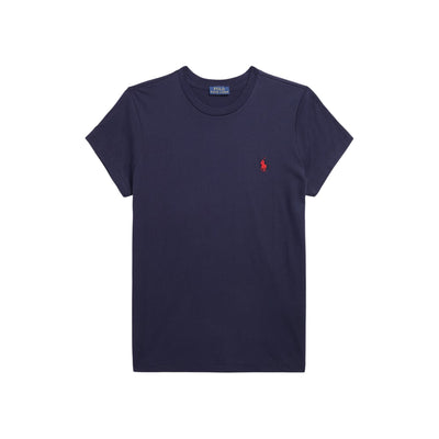 T-shirt Donna in jersey di cotone Navy