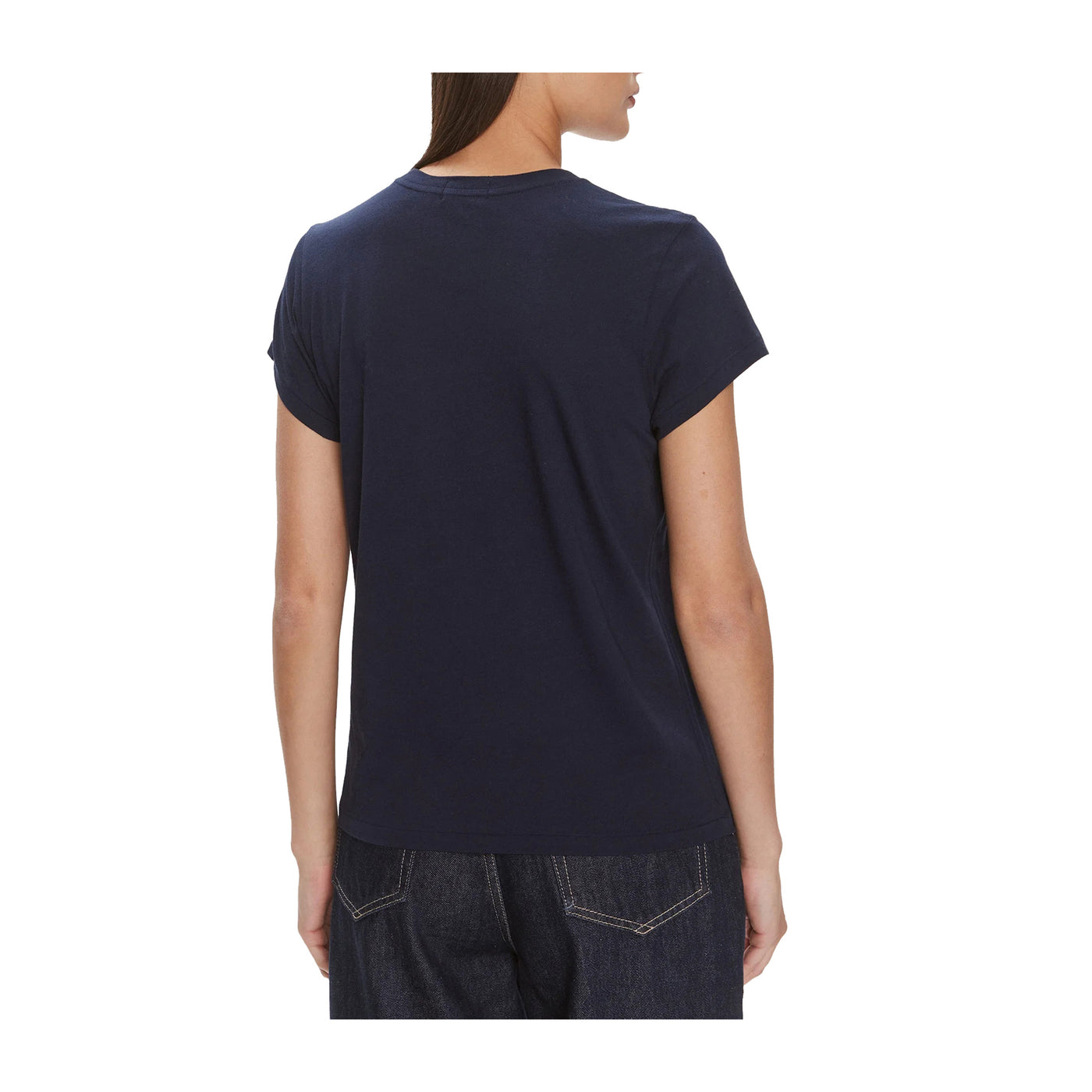 T-shirt Donna a maniche corte con scollatura girocollo