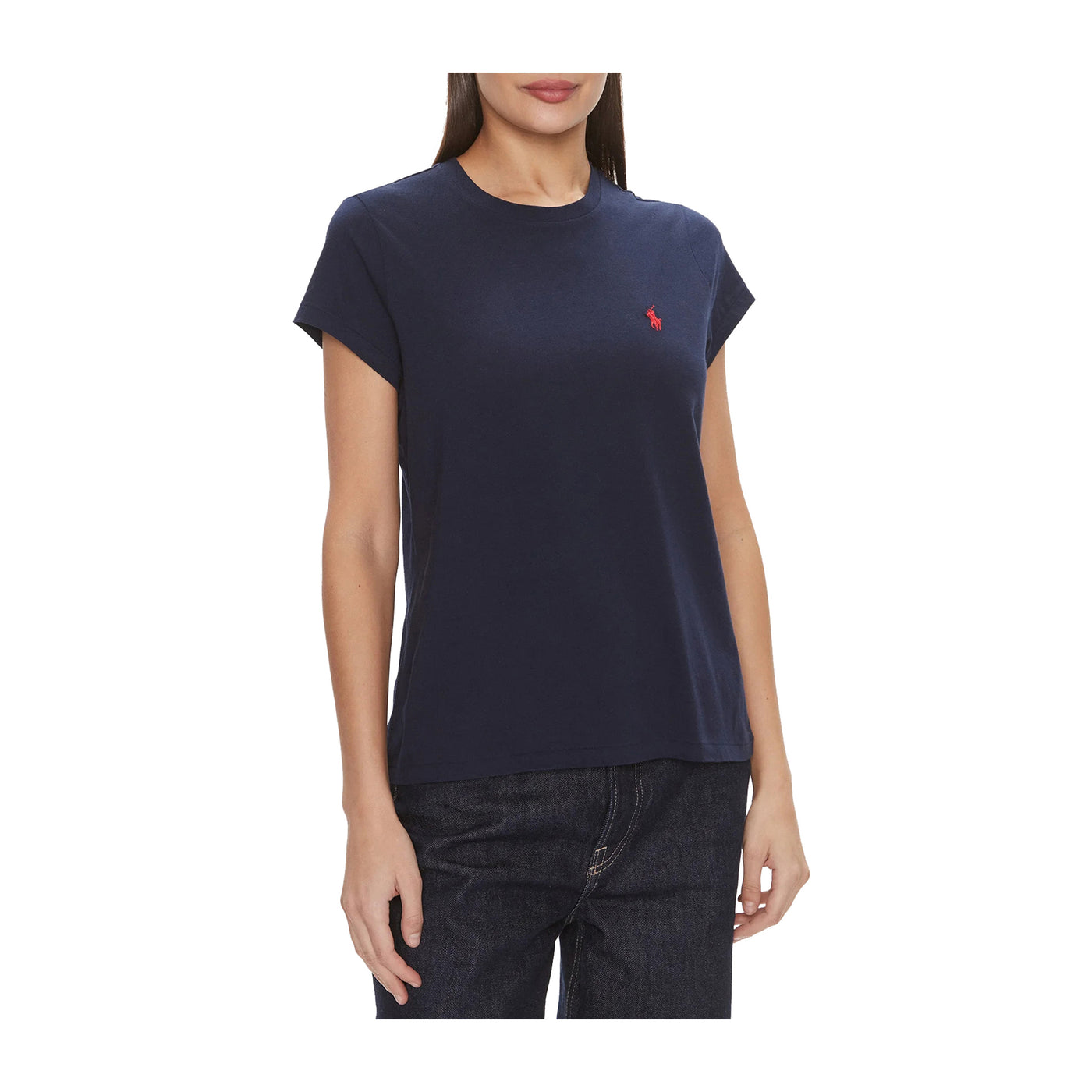 T-shirt Donna a maniche corte con scollatura girocollo