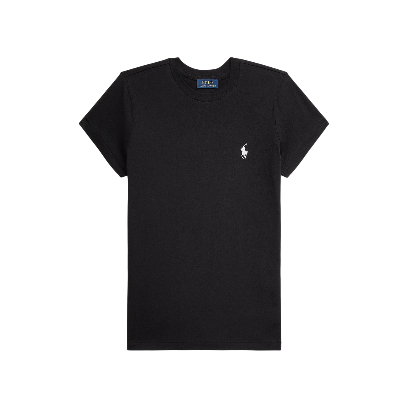 T-shirt Donna in jersey di cotone Nero