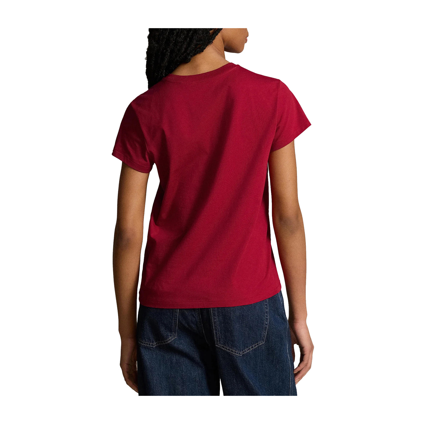 T-shirt Donna in jersey di cotone a mezza manica