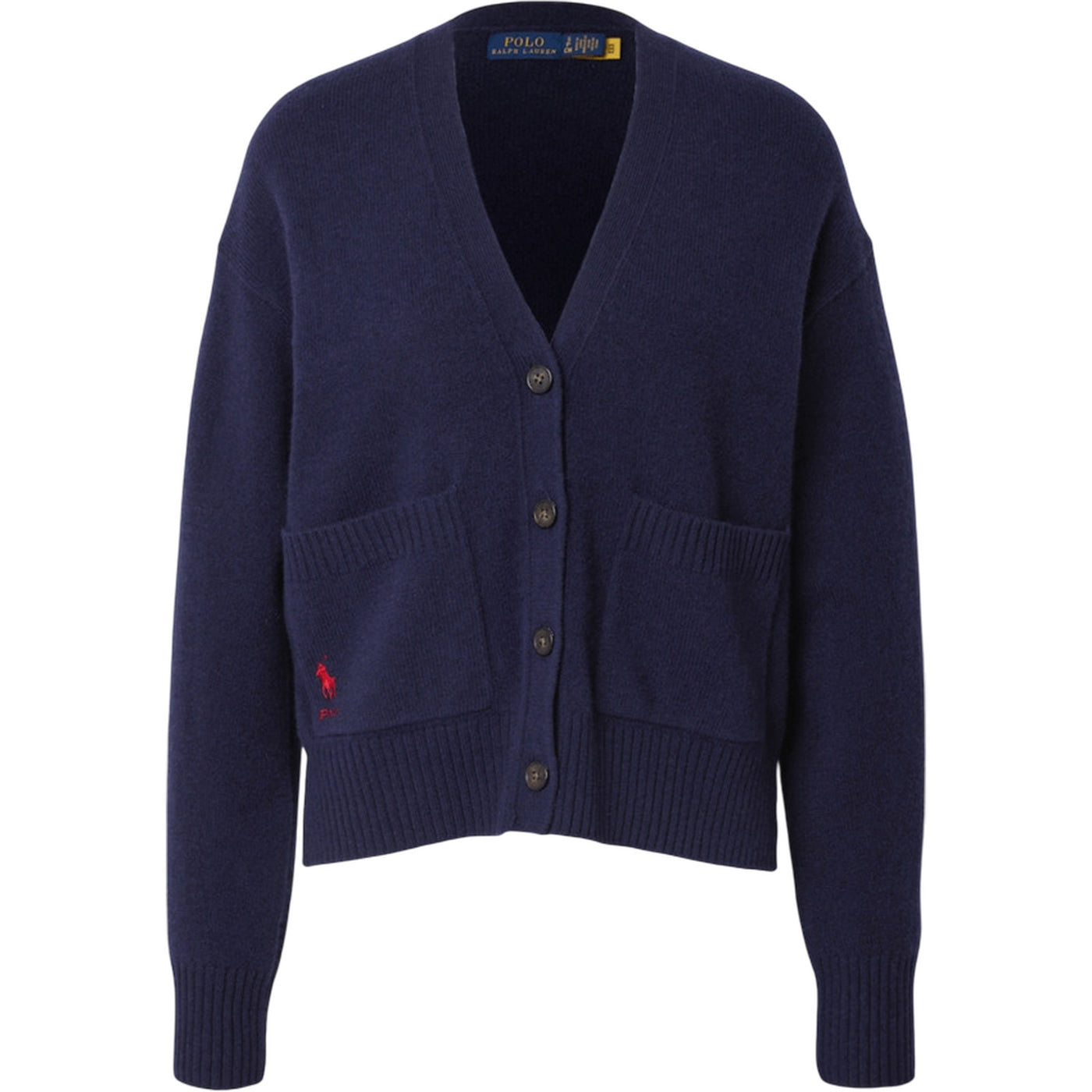 Cardigan Donna con tasche applicate Navy