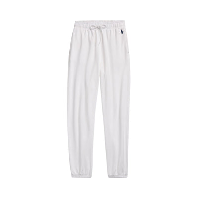 Pantaloni sportivi Donna in felpa leggera bianco