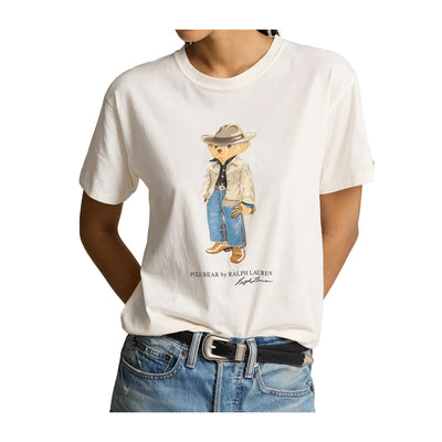 T-shirt Donna Polo Bear Panna