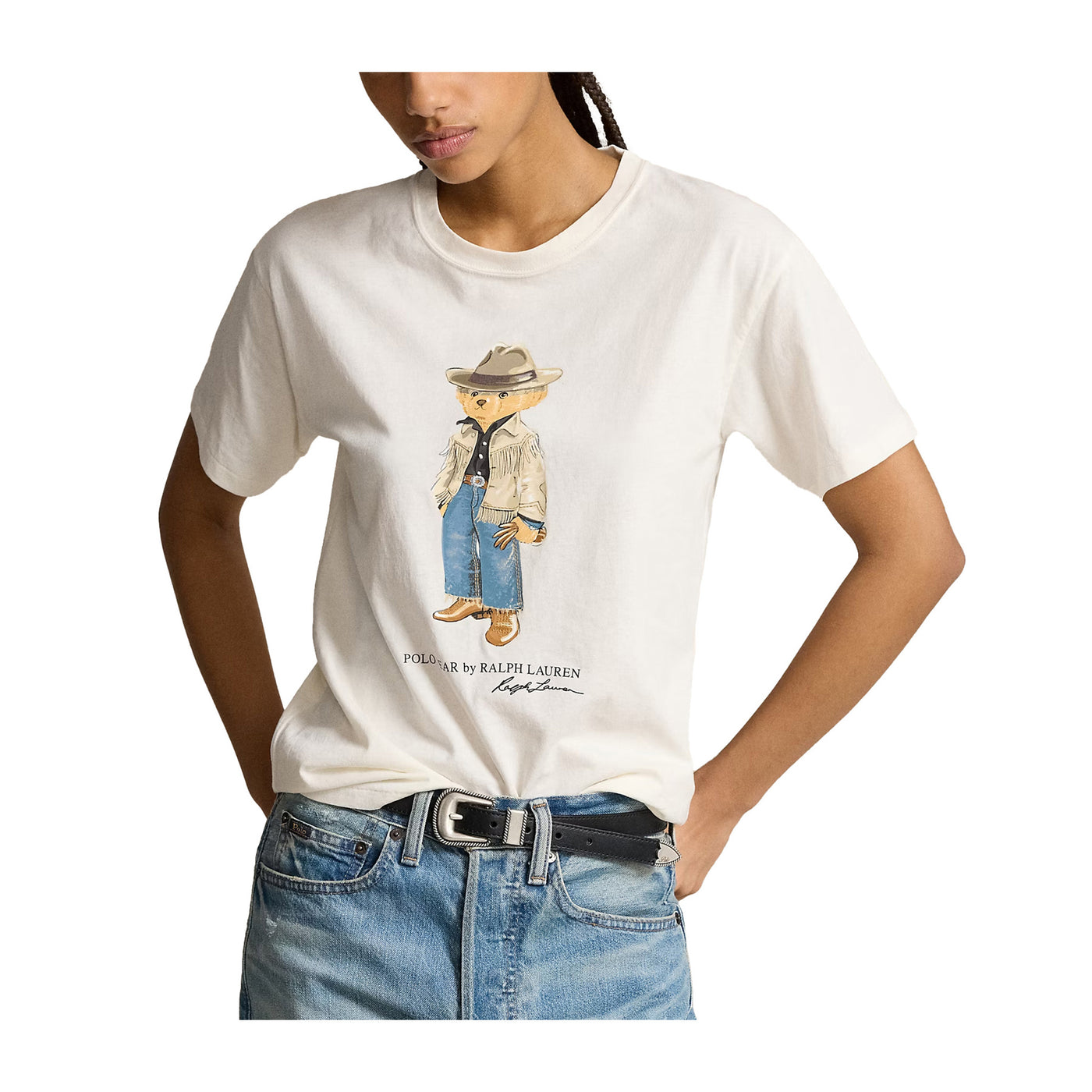 T-shirt Donna Polo Bear Panna