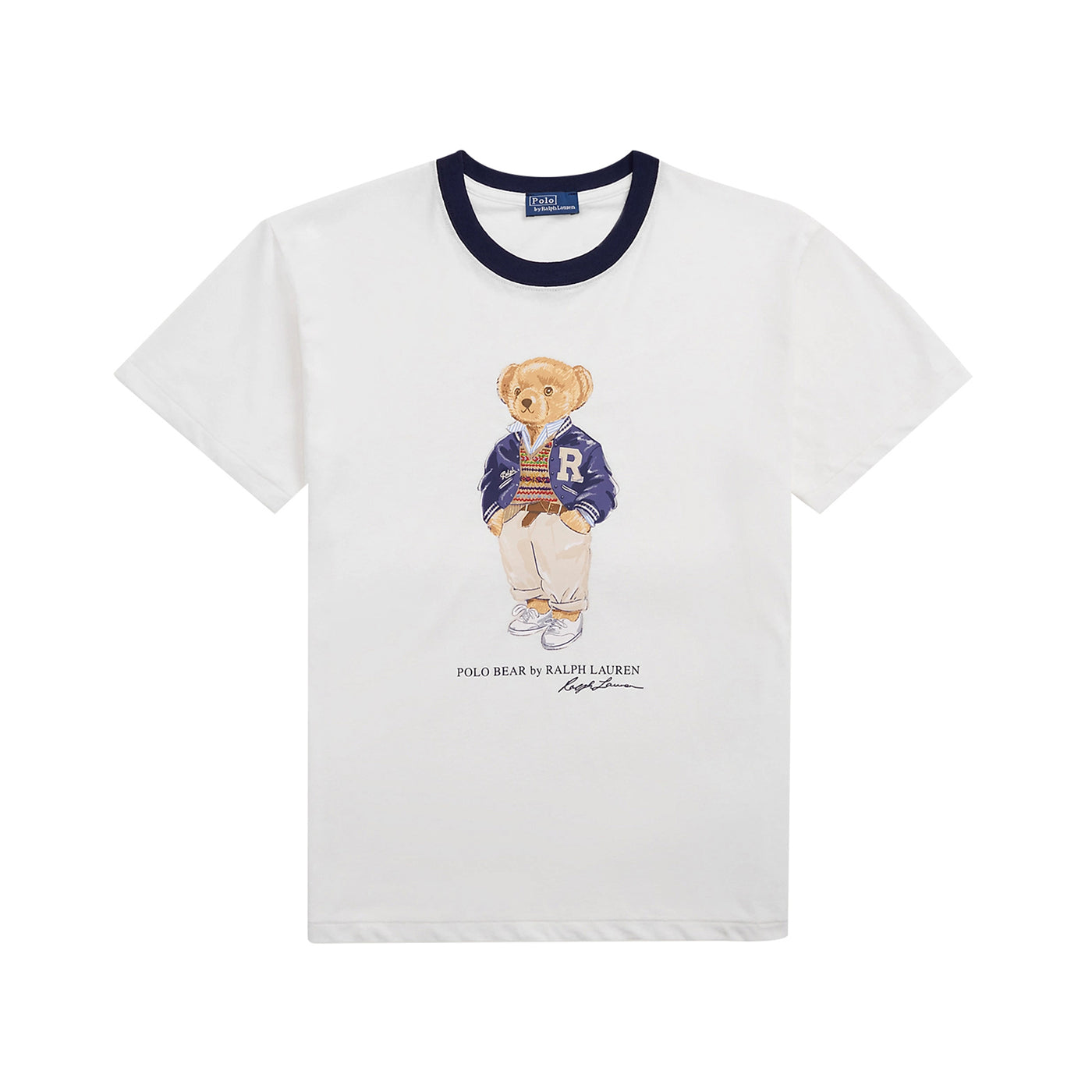 T-shirt Polo Bear stampato sul petto