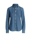 Camicia Donna in denim Slim-Fit Blu