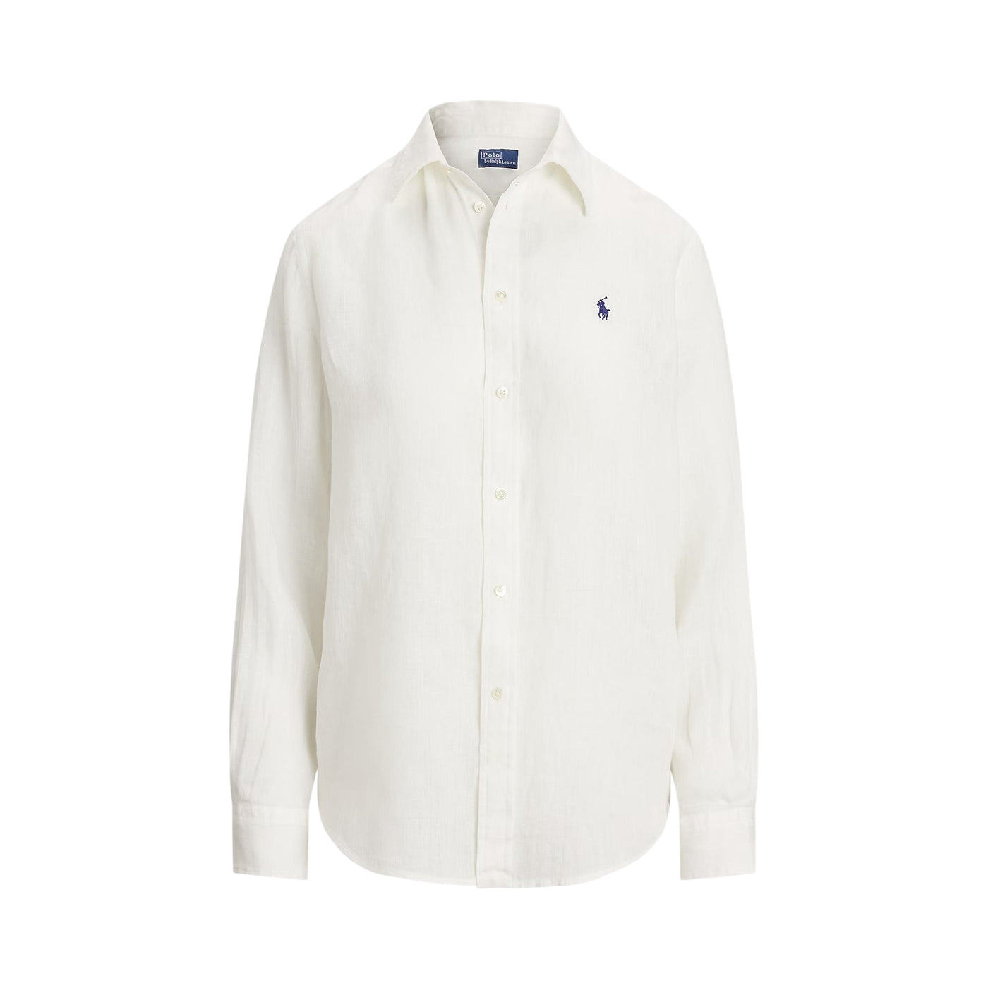 Camicia Donna in lino Classic-Fit Bianco