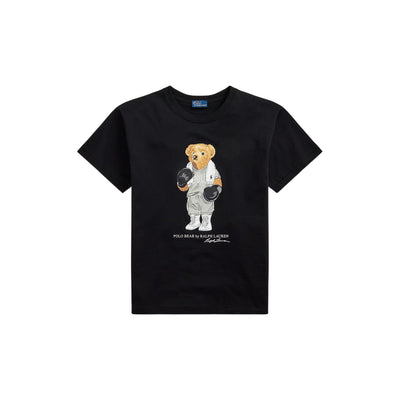 T-shirt Donna con Polo Bear Nero