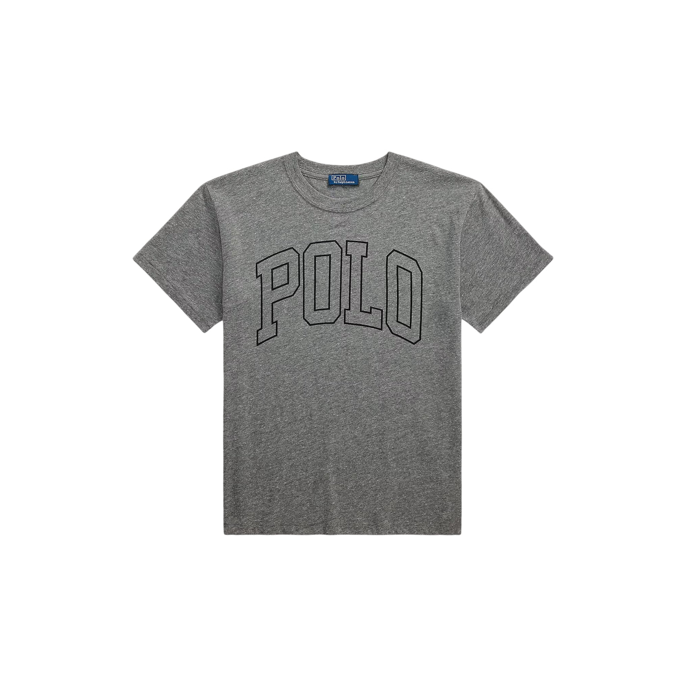 T-shirt Donna Grigio con maxi scritta "Polo"