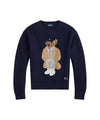 Maglione Donna Navy con Polo Bear