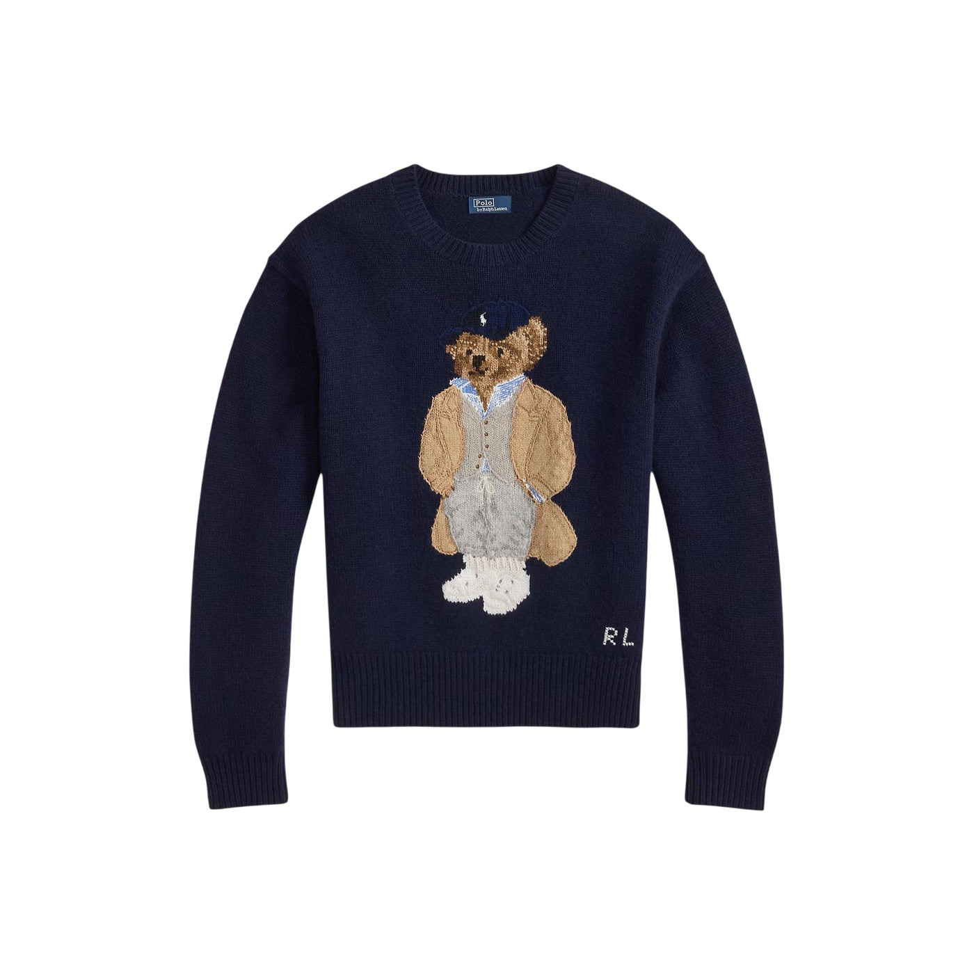 Maglione Donna Navy con Polo Bear