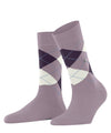 Calzini Donna Burlington, a rombi, Lilla
