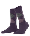 Calzini Donna Burlington, a rombi, Viola
