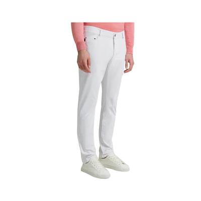 Pantalone Uomo bianco con tessuto stretch Surflex