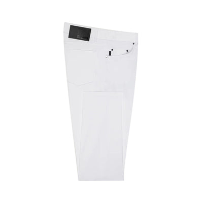 White men's trousers with Surflex stretch fabric