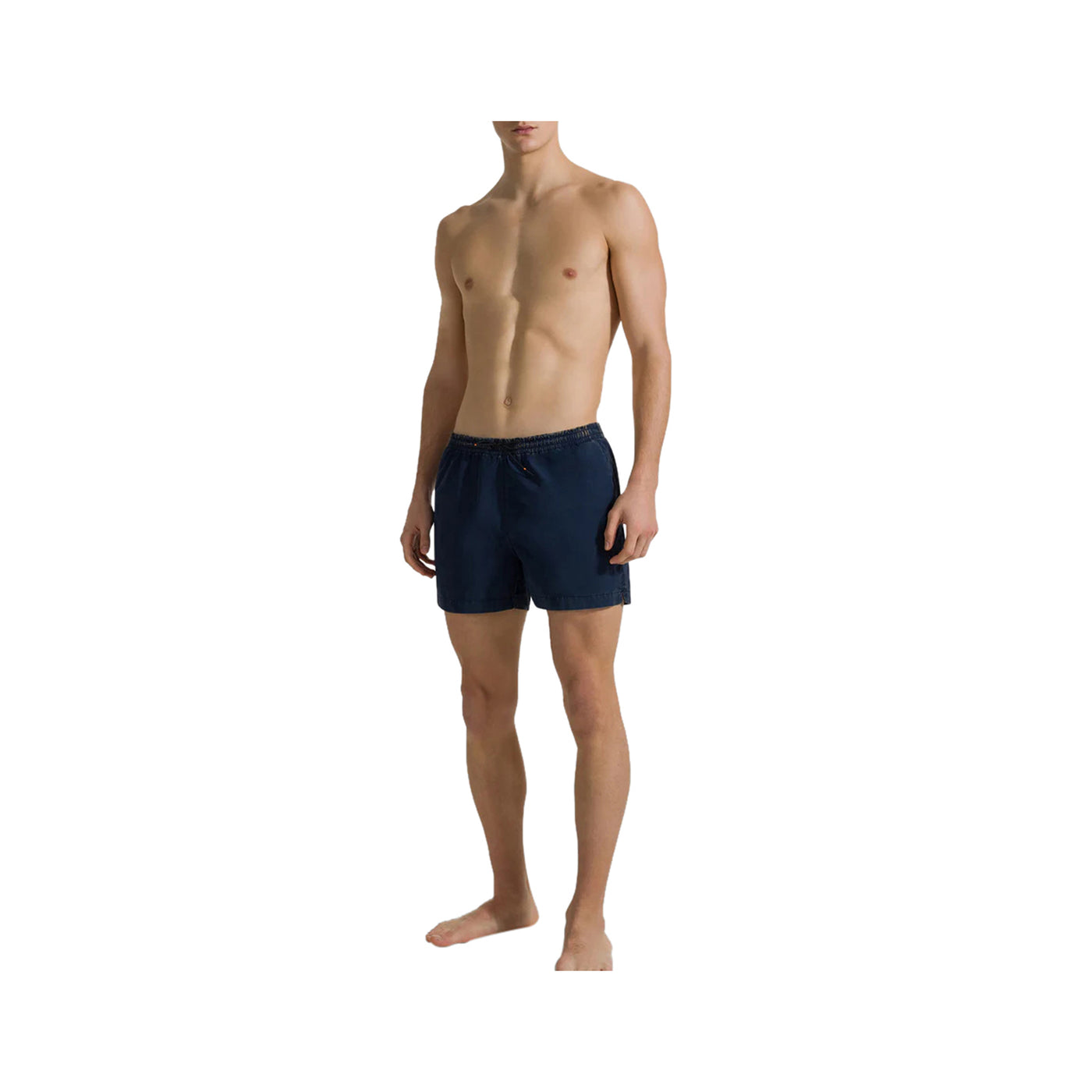 Men's swimsuit with micro-injection logo