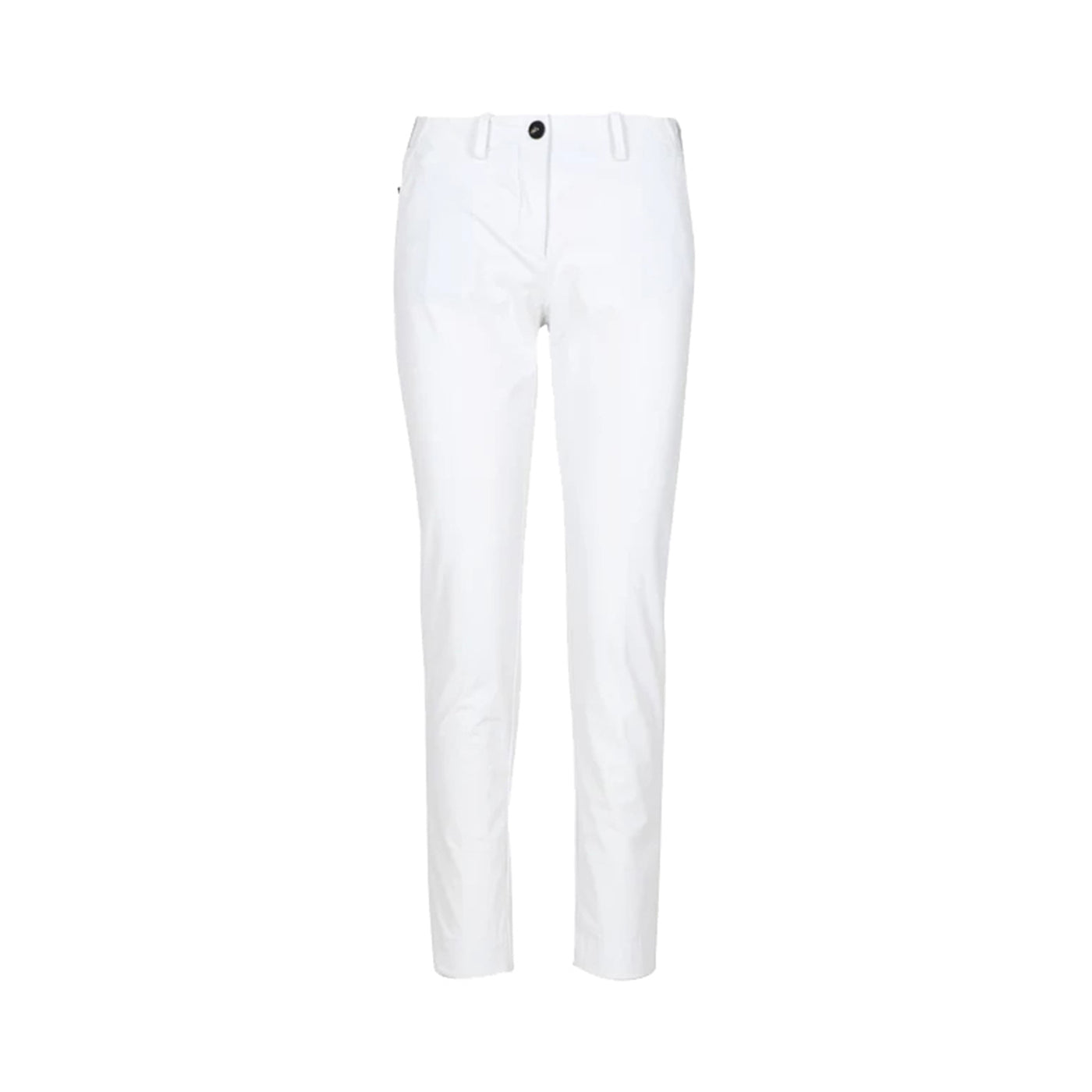 Women's trousers with faded effect