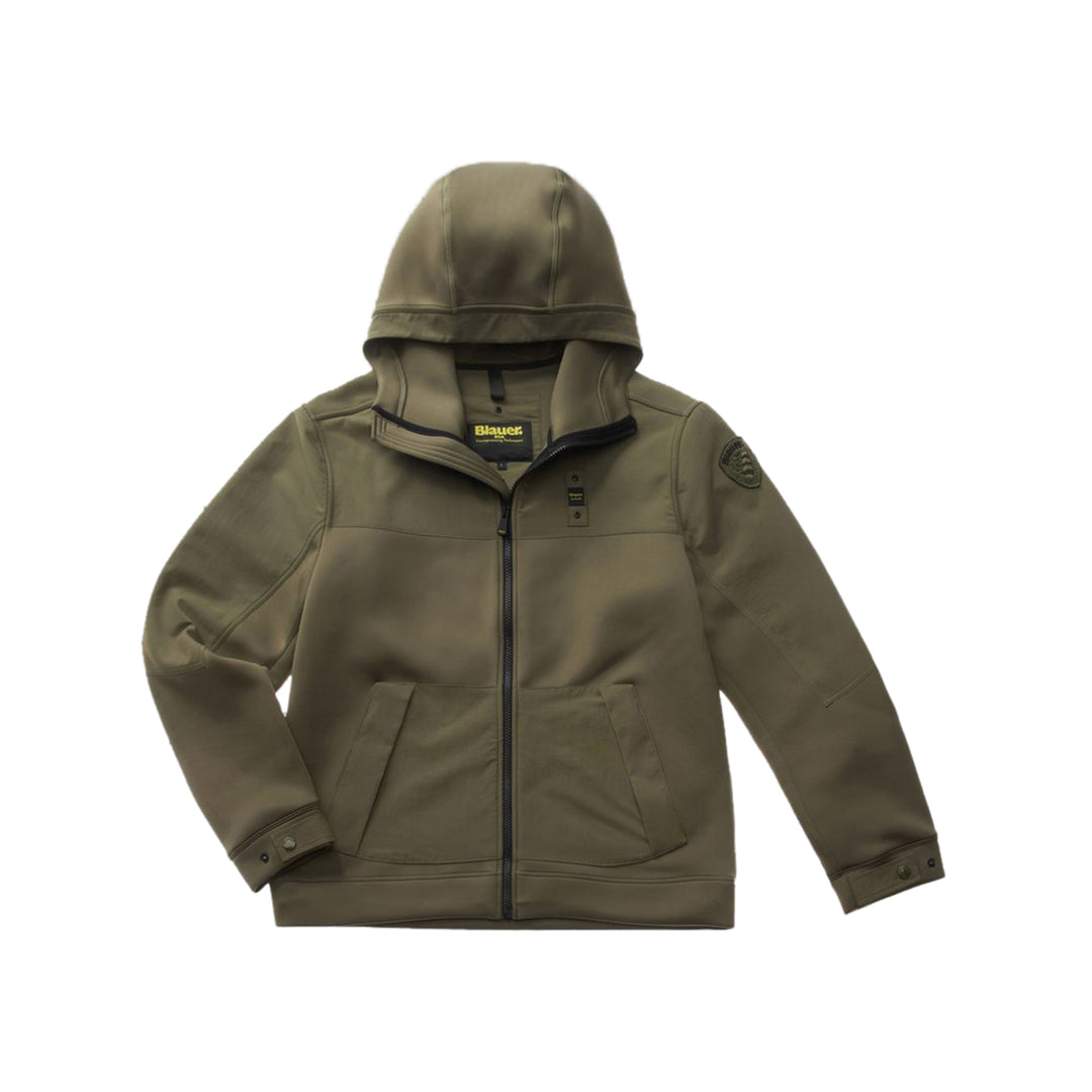 Men's Sweatshirt Neoprene and Taslan Grover Green Blauer Old