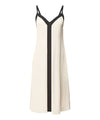 Abito midi Donna bicolore bianco e nero