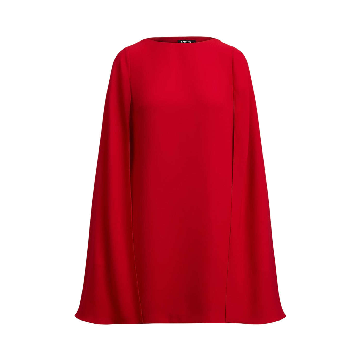 Abito Donna corto con mantella Rosso