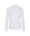 Camicia Donna Oxford tinta unita bianca