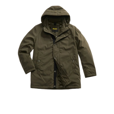 Parka Uomo Chester Verde, con cappuccio rimovibil