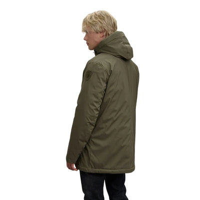 Parka Uomo Chester Verde, con cappuccio rimovibil