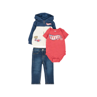 Completo Neonato con body mezza manica incluso