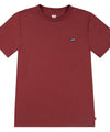  T-shirt Junior Bordeaux, con maniche corte e logo sul petto