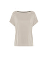 T-shirt Donna Cupro Square Bianco