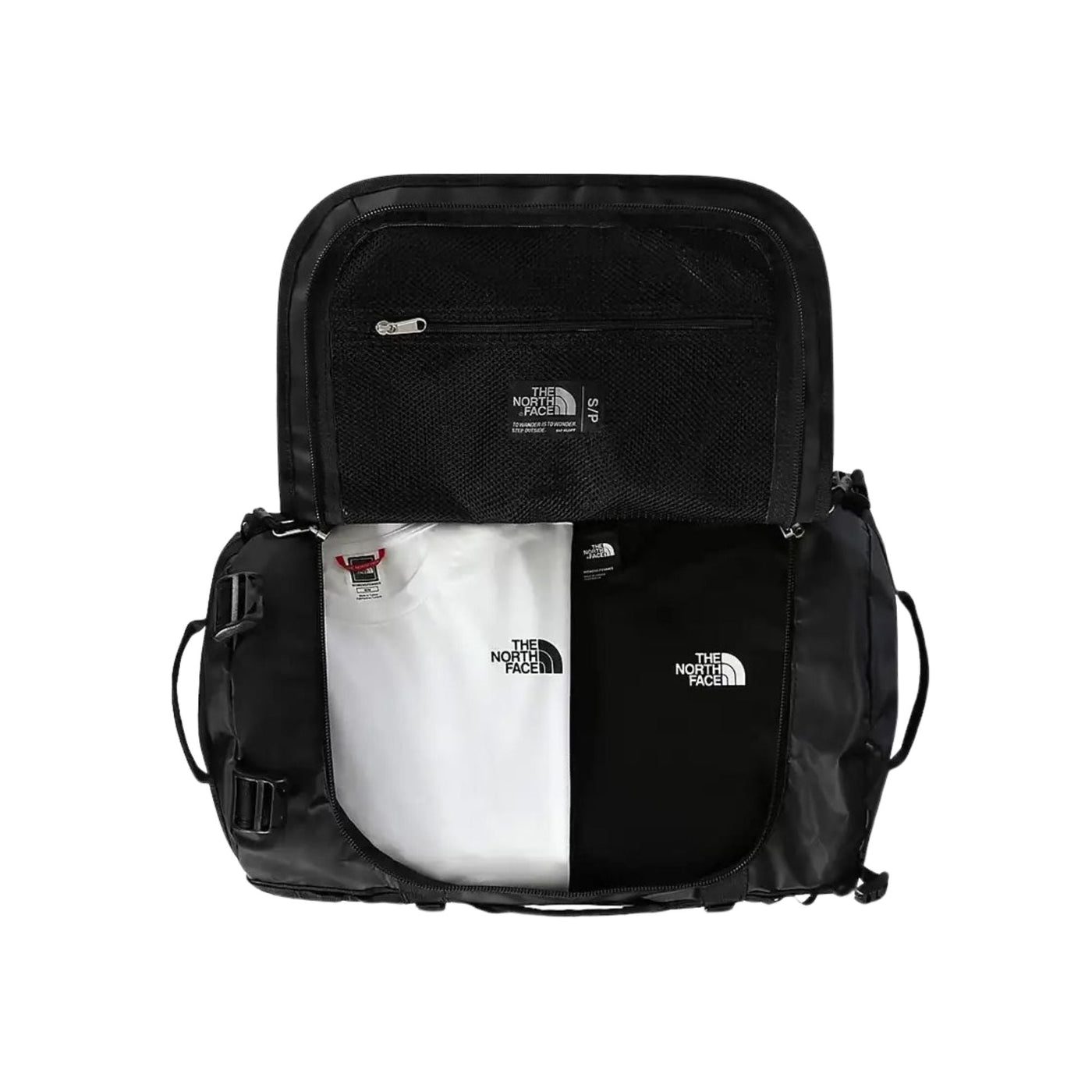 Borsone Uomo Camp Duffel S 50 Litri Nero interno