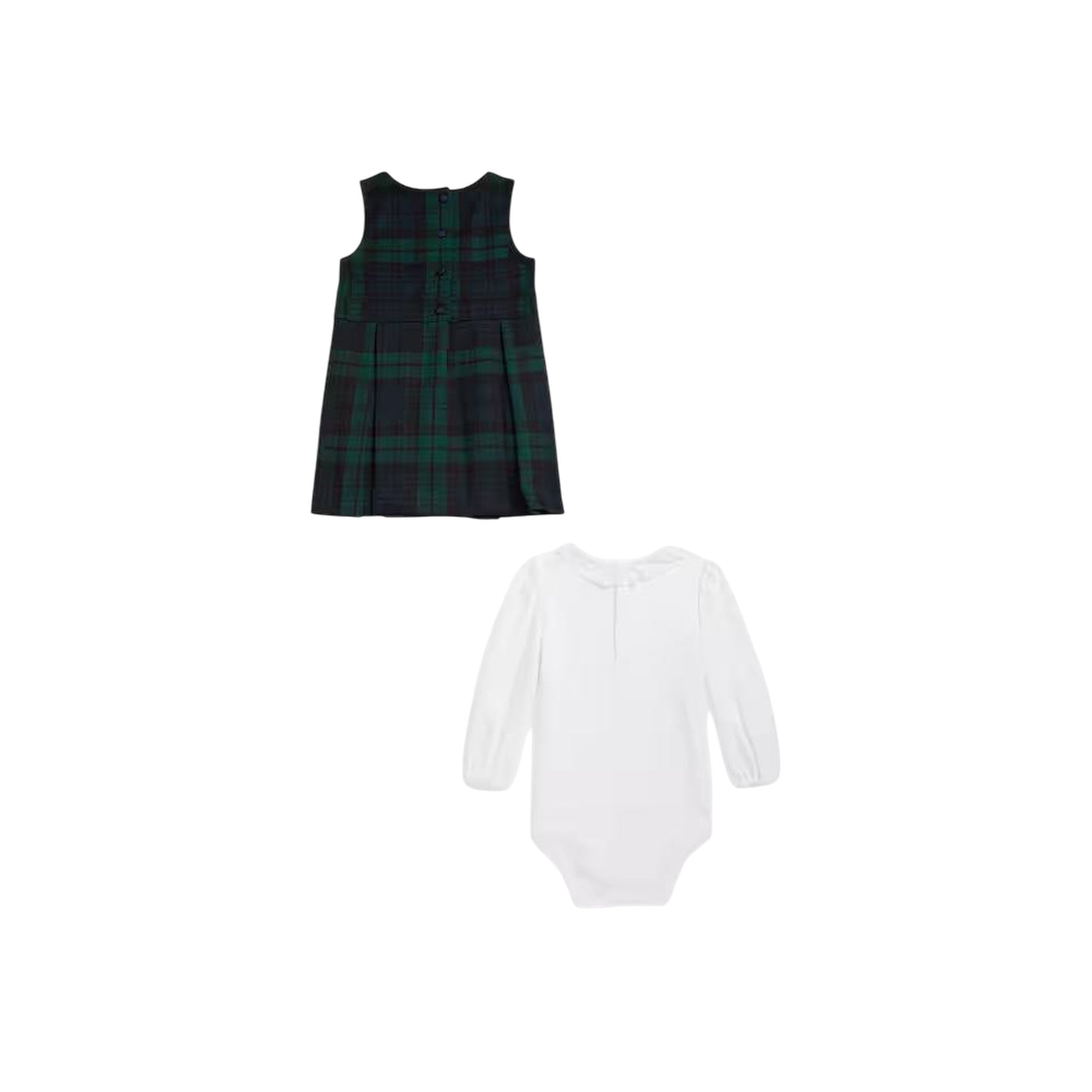 Set Neonata vestito + camicia retro