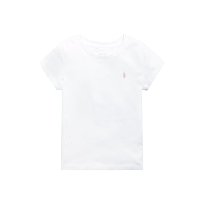T-shirt in cotone Bianco da Bambina