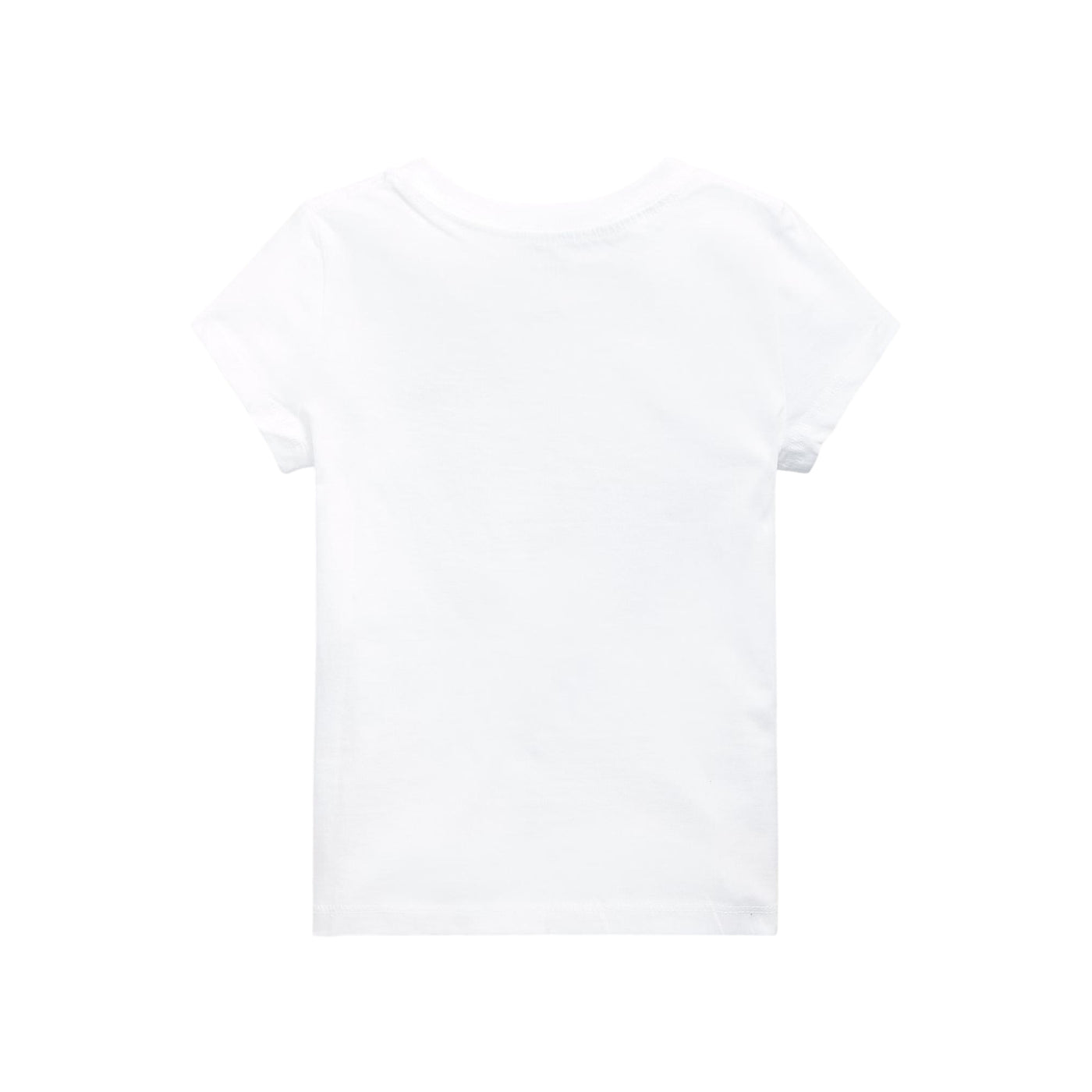 T-shirt in cotone Bianco da Bambina retro