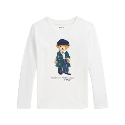 T-shirt Bambina a maniche lunghe, con stampa, a girocollo