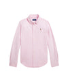 Camicia Oxford da bambina in cotone rosa