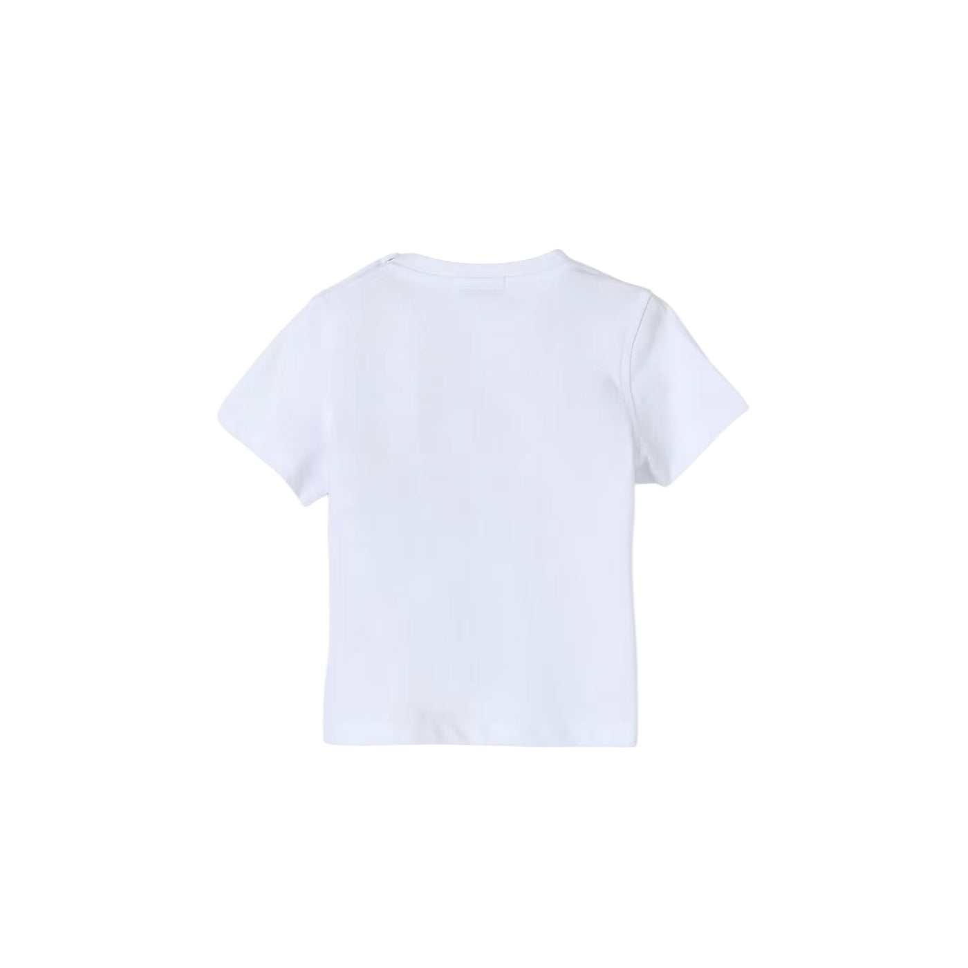 T-shirt bianca da neonato con vespa retro