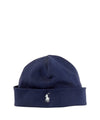 Berretto Junior in interlock di cotone navy