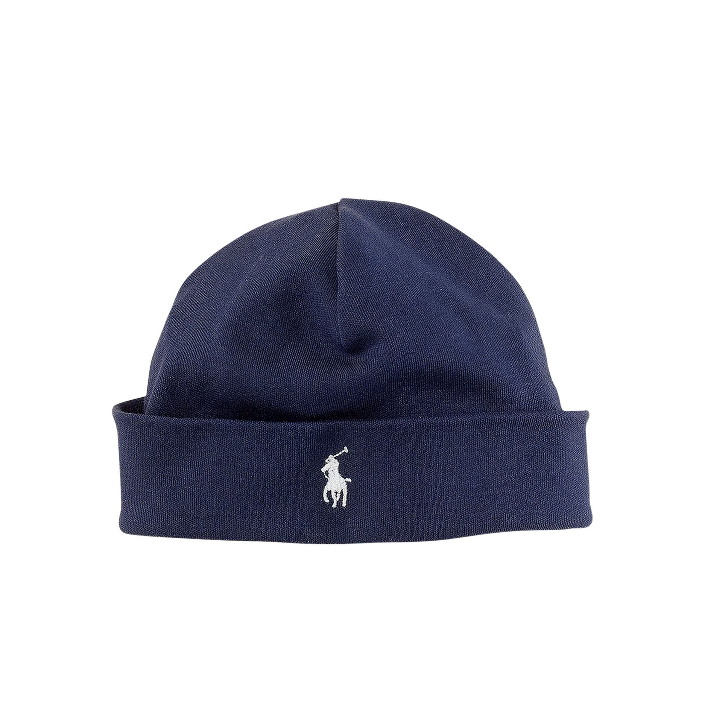 Berretto Bambino in interlock di cotone Navy