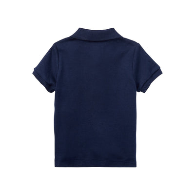 Polo in cotone morbido da Neonato Navy retro