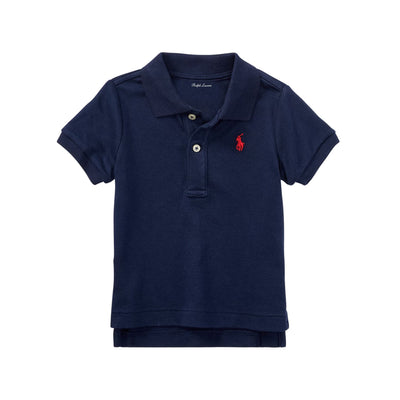 Polo Neonato in cotone morbido Navy