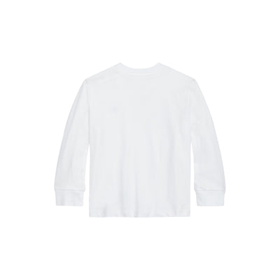 T-shirt Neonato a maniche lunghe Bianco retro