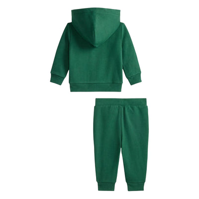 Tuta sportiva 2 pezzi Neonato in Verde retro