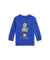Maglia Blu Neonato con stampa Teddy