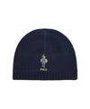 Cappellino Bambino in cotone Navy con Polo Bear