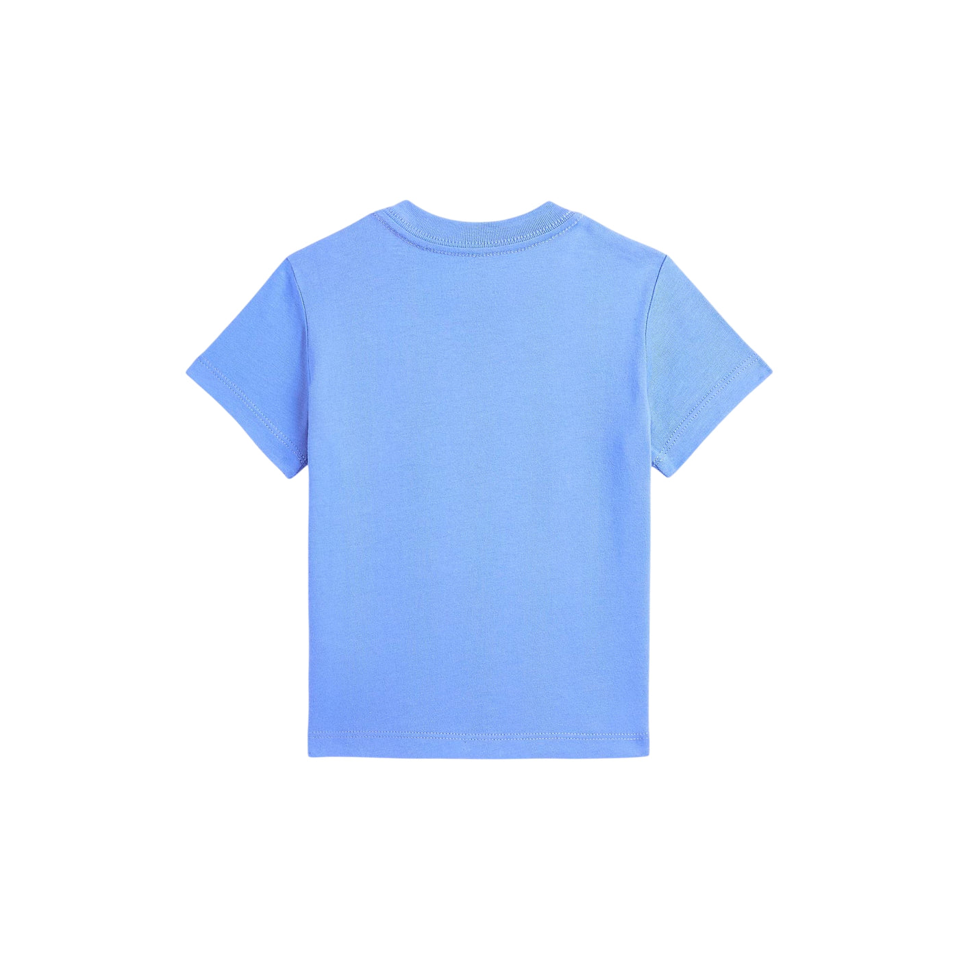 T-shirt Neonato Azzurro con auto stampata retro