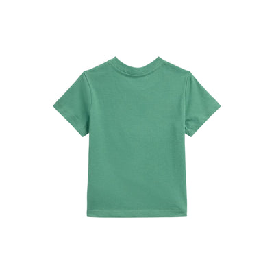 T-shirt Neonato Verde con Polo Bear retro