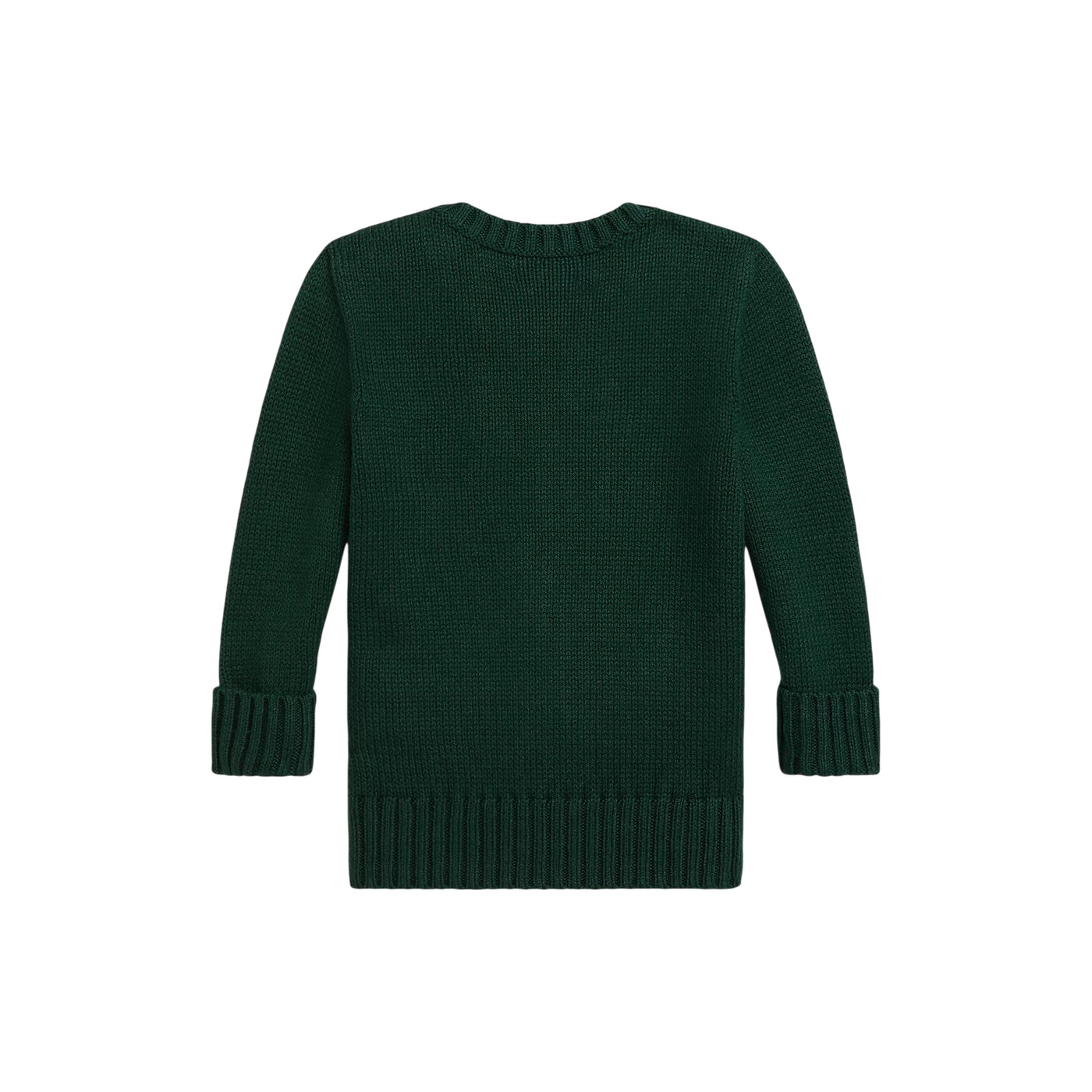 Maglione Neonato con Polo Bear Verde retro